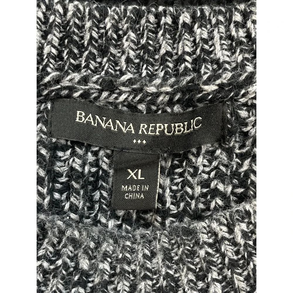 Banana Republic Sweater Mens XL Cotton Blend Crew Neck Long Sleeve